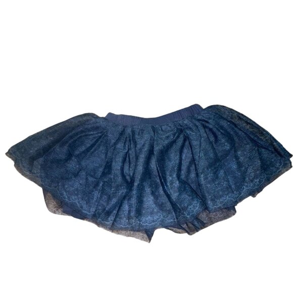 First Impressions infant/Toddler Tulle Overlay Skirt-Navy Blue-18 Months-NWT - Picture 5 of 6